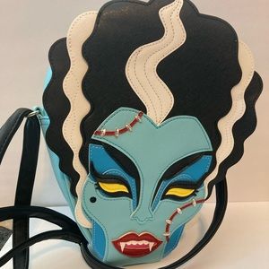 Love Pain & Stitches Bride of Frankenstein bag